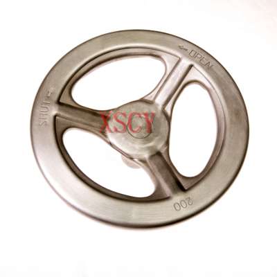 stamping handwheel(Outside diameter:200mm)with Passivation Treatment/Stainless steel stamping hand wheel factory