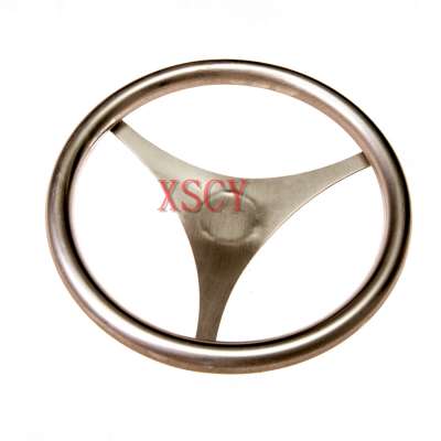 stainless-steel welding handwheel 250 with center stamping treatment/Custom handwheel factory