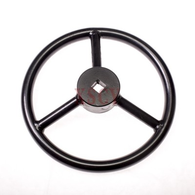 pipe spokes welding handwheel with diameter of 300mm(Center hole 20mm),Empty tube hand wheels suppliers